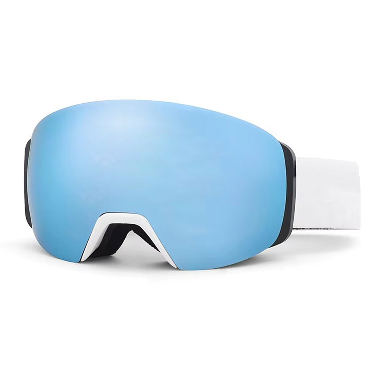 Double-layer anti-fog UV400 ski goggles