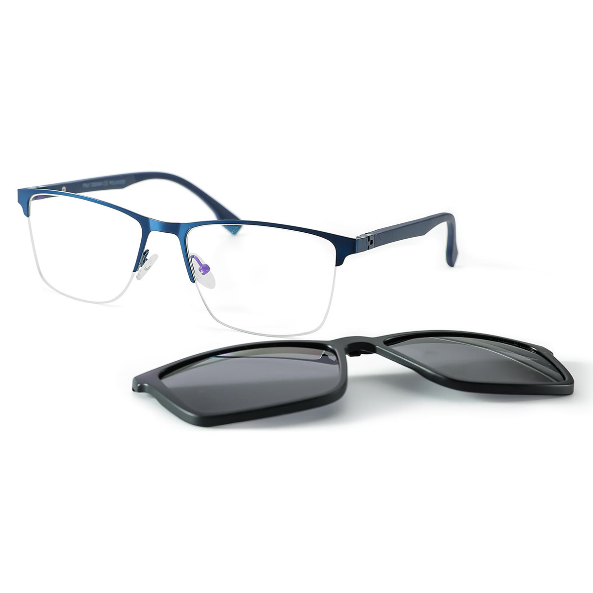 Square Ultralight clip on sunglasses