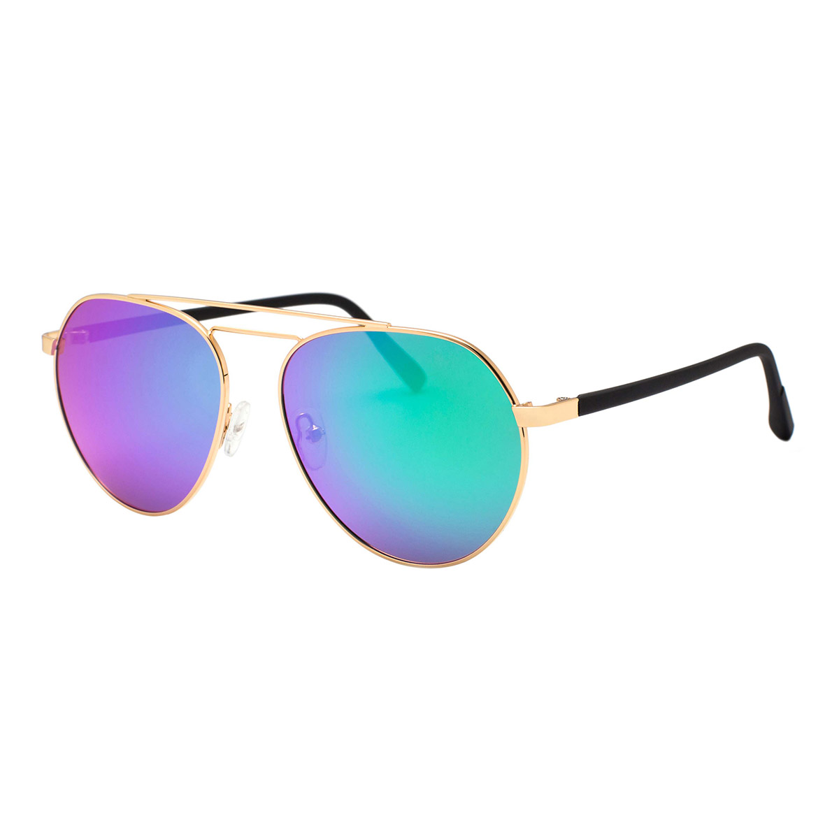 Stainless Steel Aviator Frame TR Foot Sunglasses